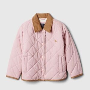 Toddler Recycled Pink Quilted Jacket NWOT